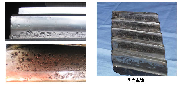 齒輪齒面腐蝕